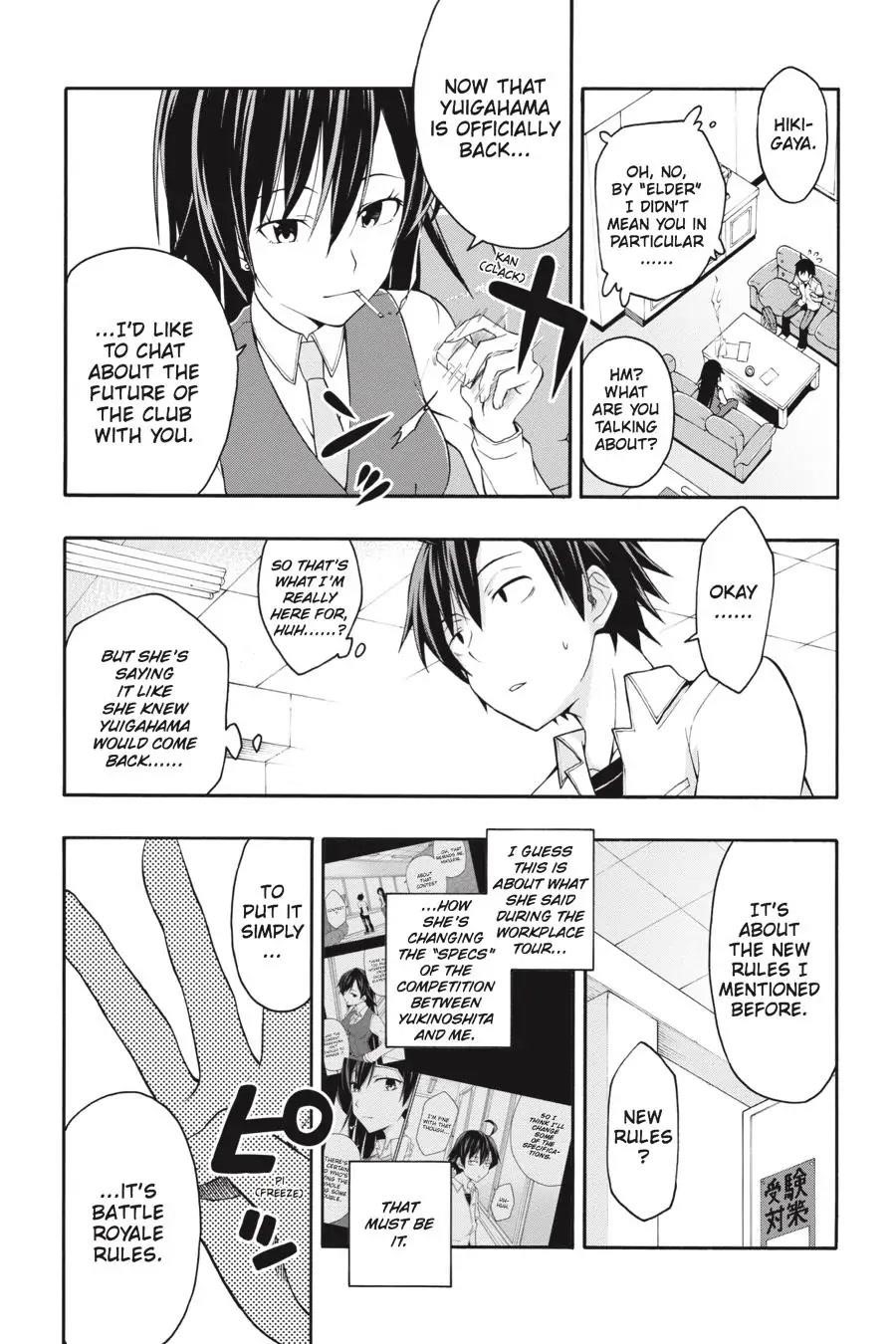 My Youth Romantic Comedy Is Wrong as I Expected @ comic Chapter 21 - Page 3