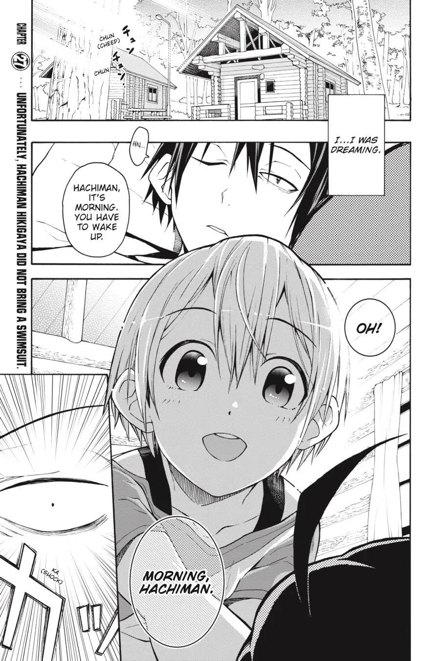 My Youth Romantic Comedy Is Wrong as I Expected @ comic Chapter 27 - Page 1