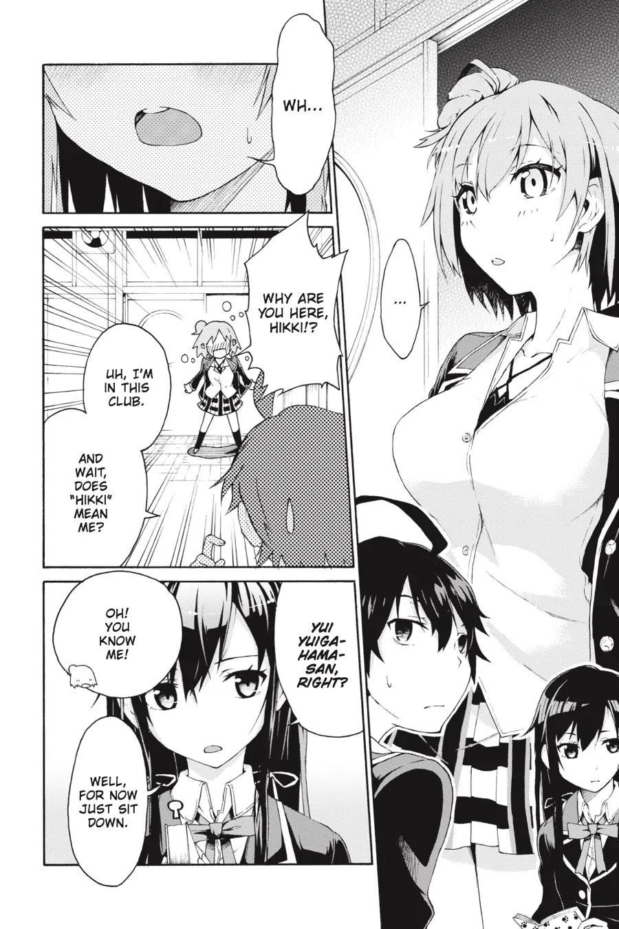 My Youth Romantic Comedy Is Wrong as I Expected @ comic Chapter 3 - Page 4