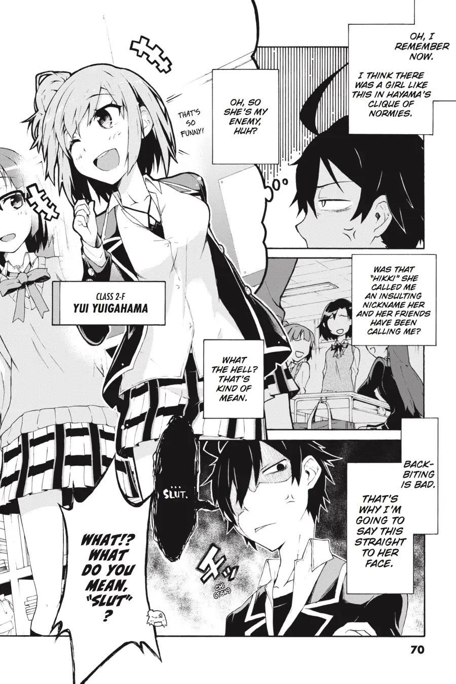 My Youth Romantic Comedy Is Wrong as I Expected @ comic Chapter 3 - Page 6
