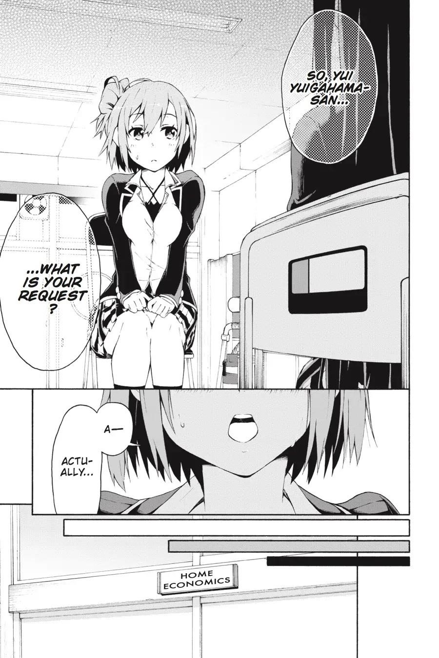 My Youth Romantic Comedy Is Wrong as I Expected @ comic Chapter 3 - Page 9