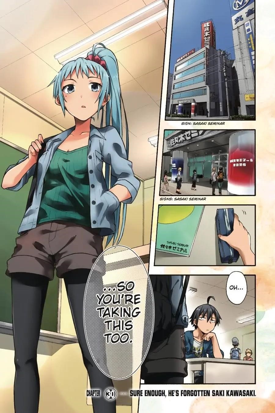 My Youth Romantic Comedy Is Wrong as I Expected @ comic Chapter 30 - Page 3