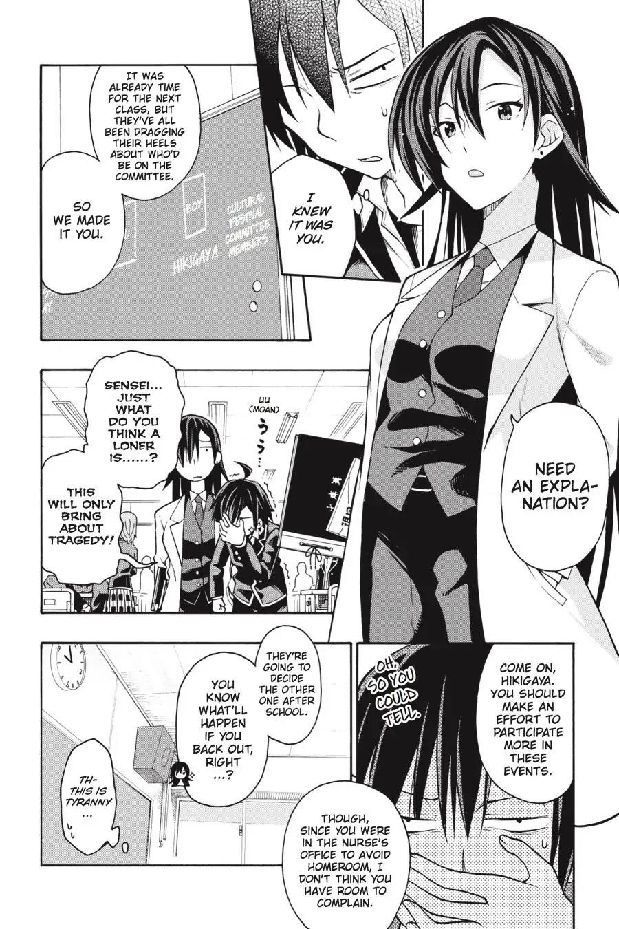 My Youth Romantic Comedy Is Wrong as I Expected @ comic Chapter 36 - Page 9