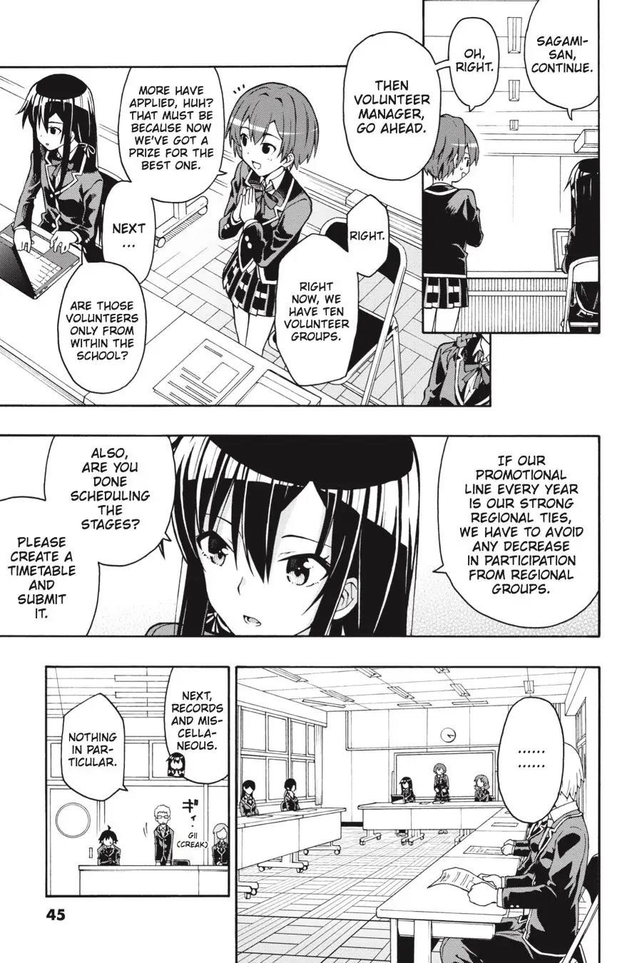 My Youth Romantic Comedy Is Wrong as I Expected @ comic Chapter 37 - Page 13