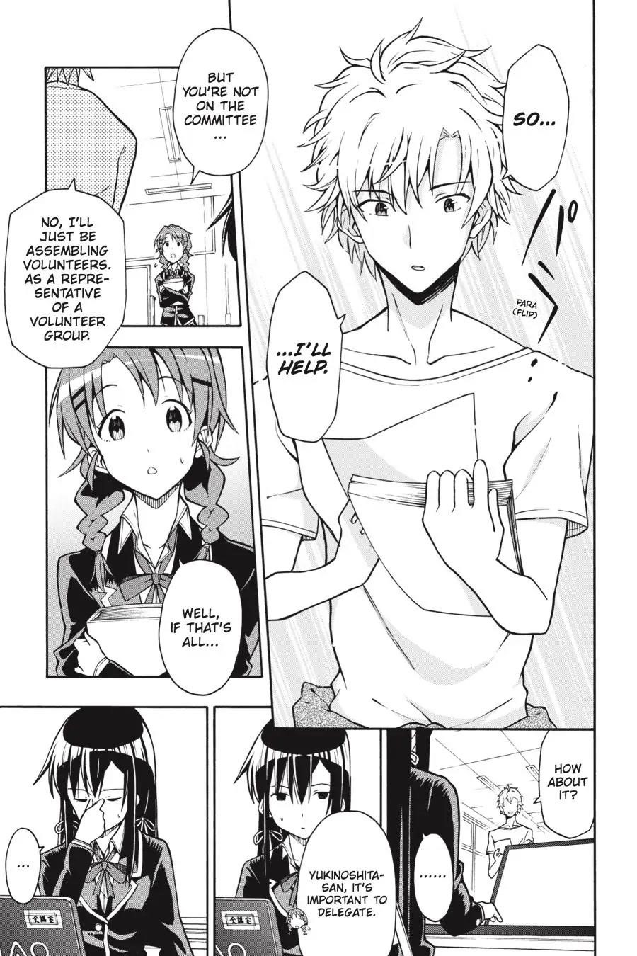 My Youth Romantic Comedy Is Wrong as I Expected @ comic Chapter 38 - Page 13