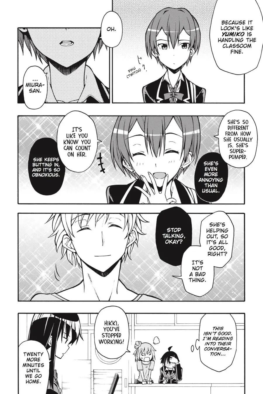 My Youth Romantic Comedy Is Wrong as I Expected @ comic Chapter 38 - Page 18