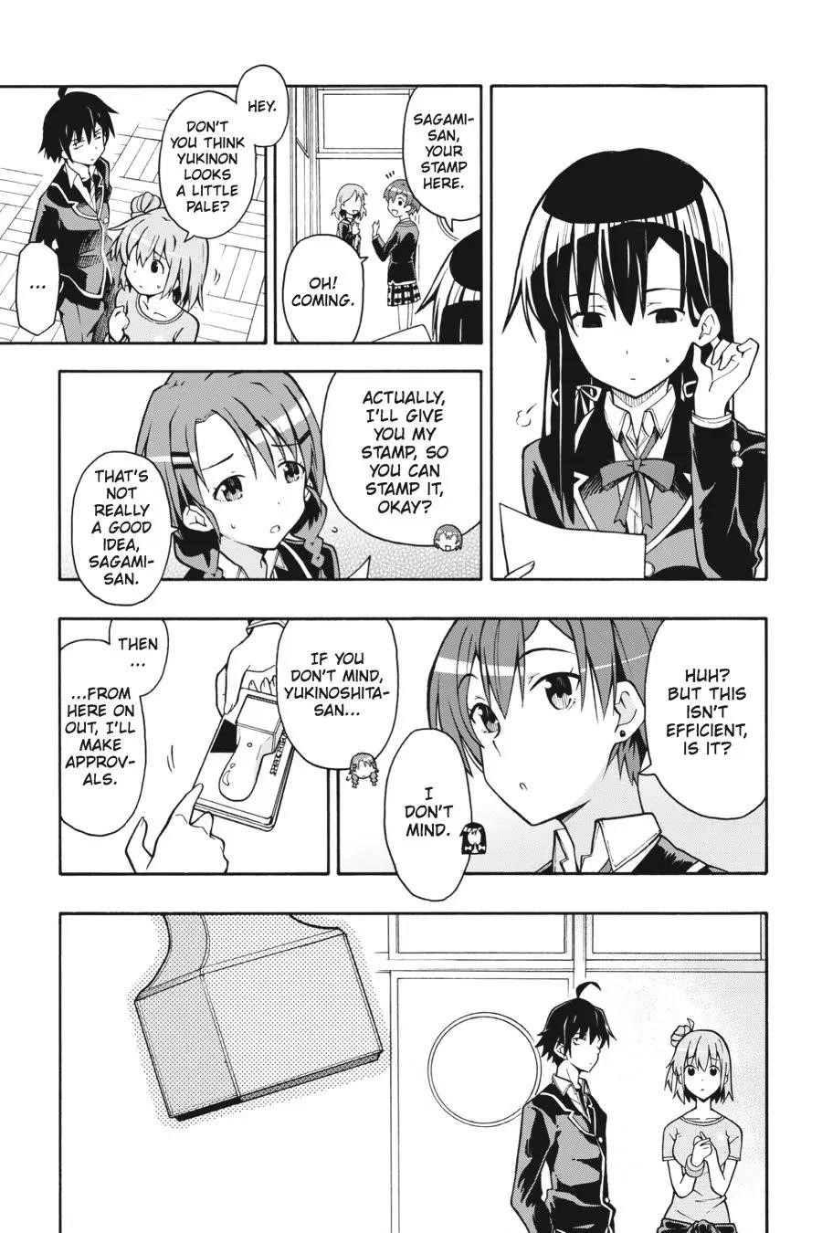 My Youth Romantic Comedy Is Wrong as I Expected @ comic Chapter 38 - Page 21