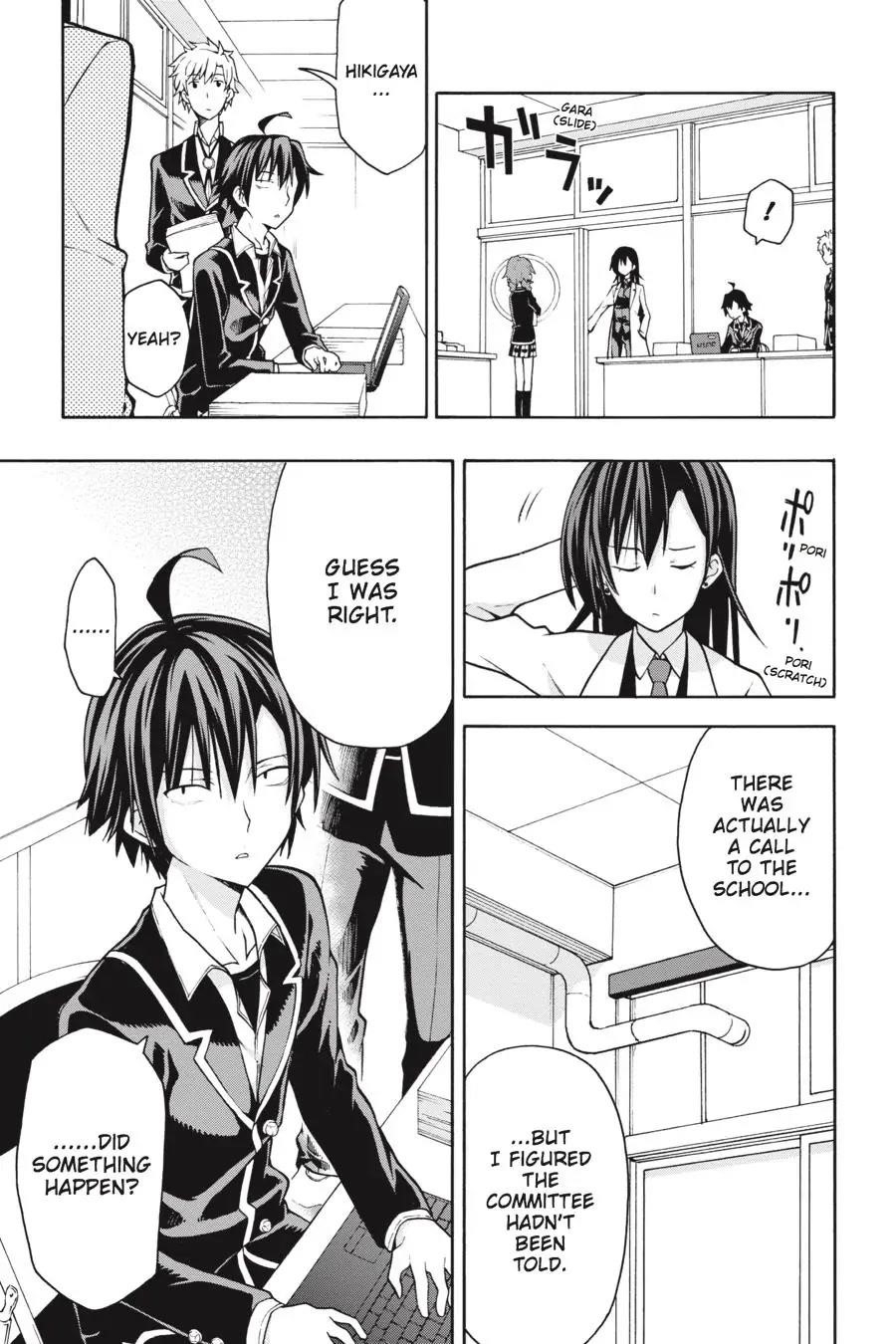 My Youth Romantic Comedy Is Wrong as I Expected @ comic Chapter 38 - Page 25