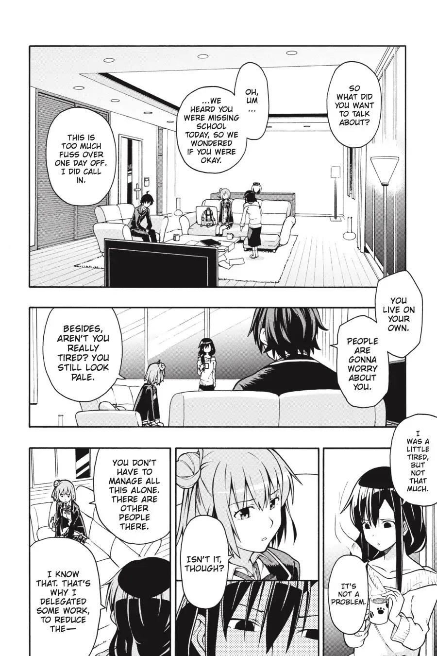My Youth Romantic Comedy Is Wrong as I Expected @ comic Chapter 39 - Page 10
