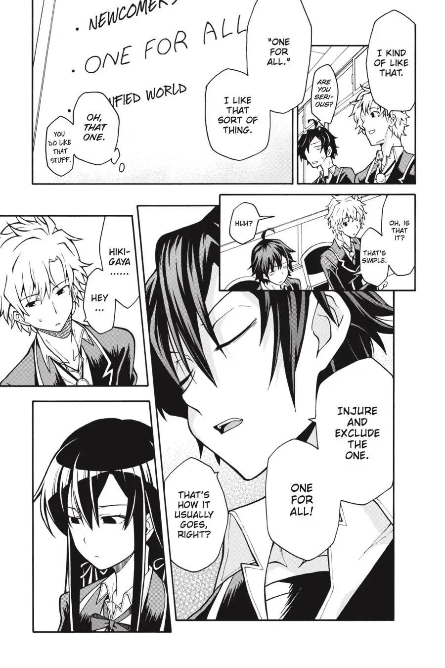 My Youth Romantic Comedy Is Wrong as I Expected @ comic Chapter 39 - Page 23
