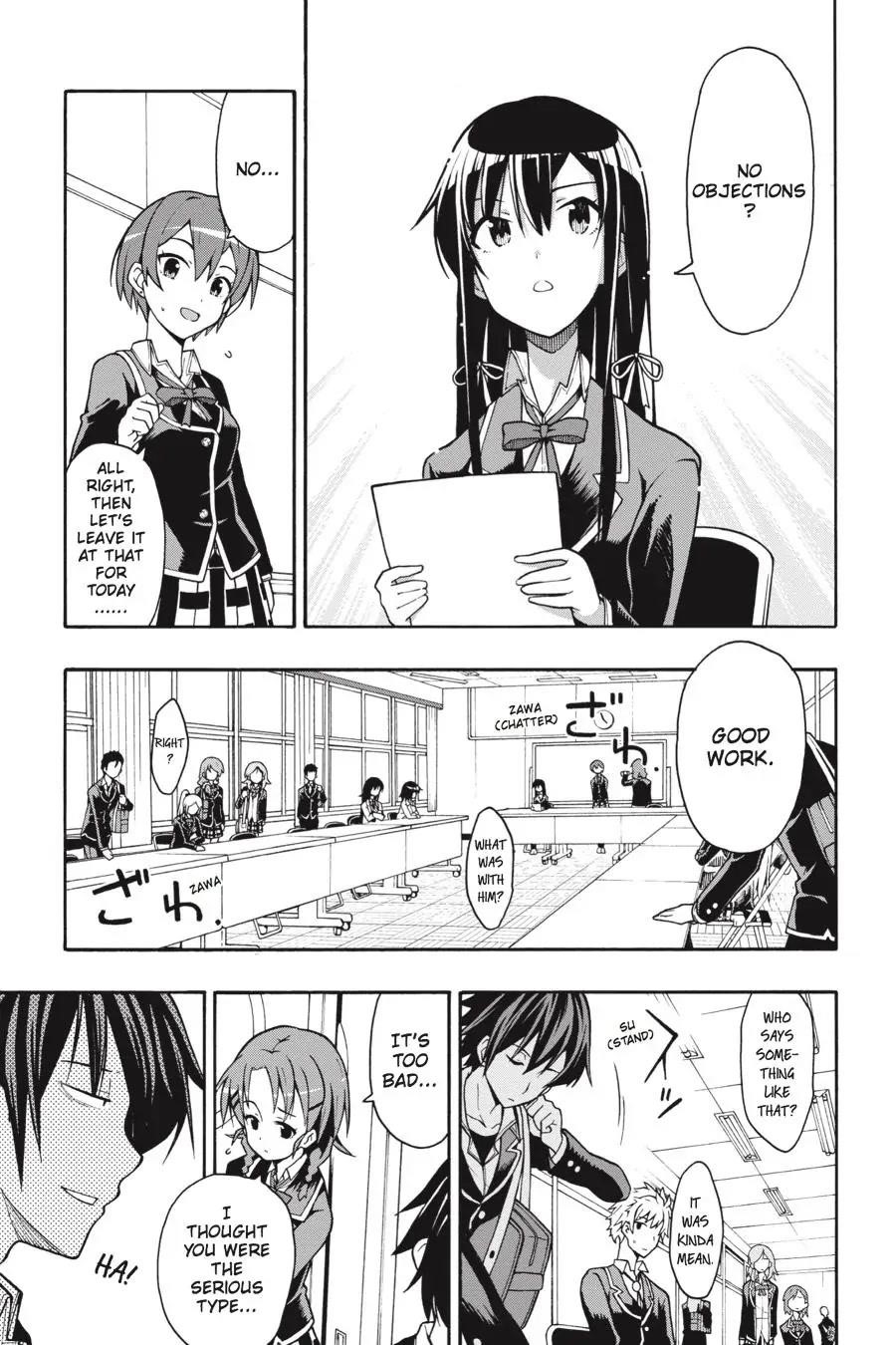 My Youth Romantic Comedy Is Wrong as I Expected @ comic Chapter 39 - Page 33