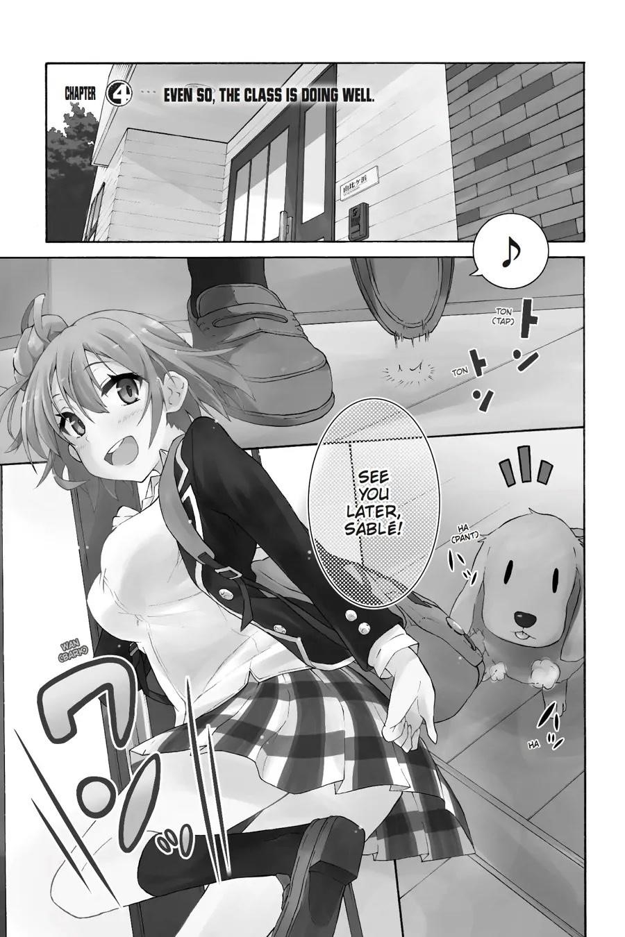 My Youth Romantic Comedy Is Wrong as I Expected @ comic Chapter 4 - Page 1