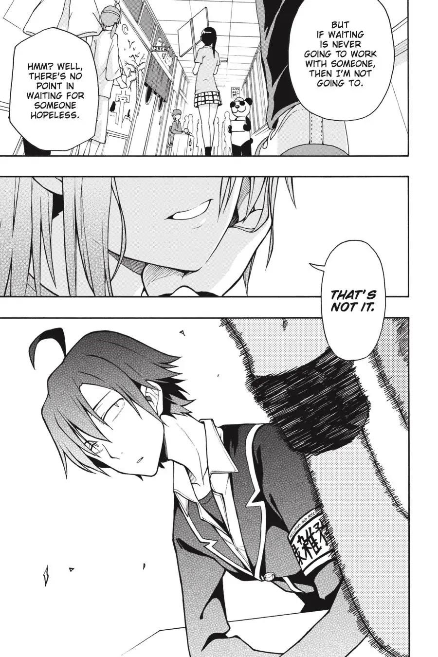 My Youth Romantic Comedy Is Wrong as I Expected @ comic Chapter 40 - Page 11