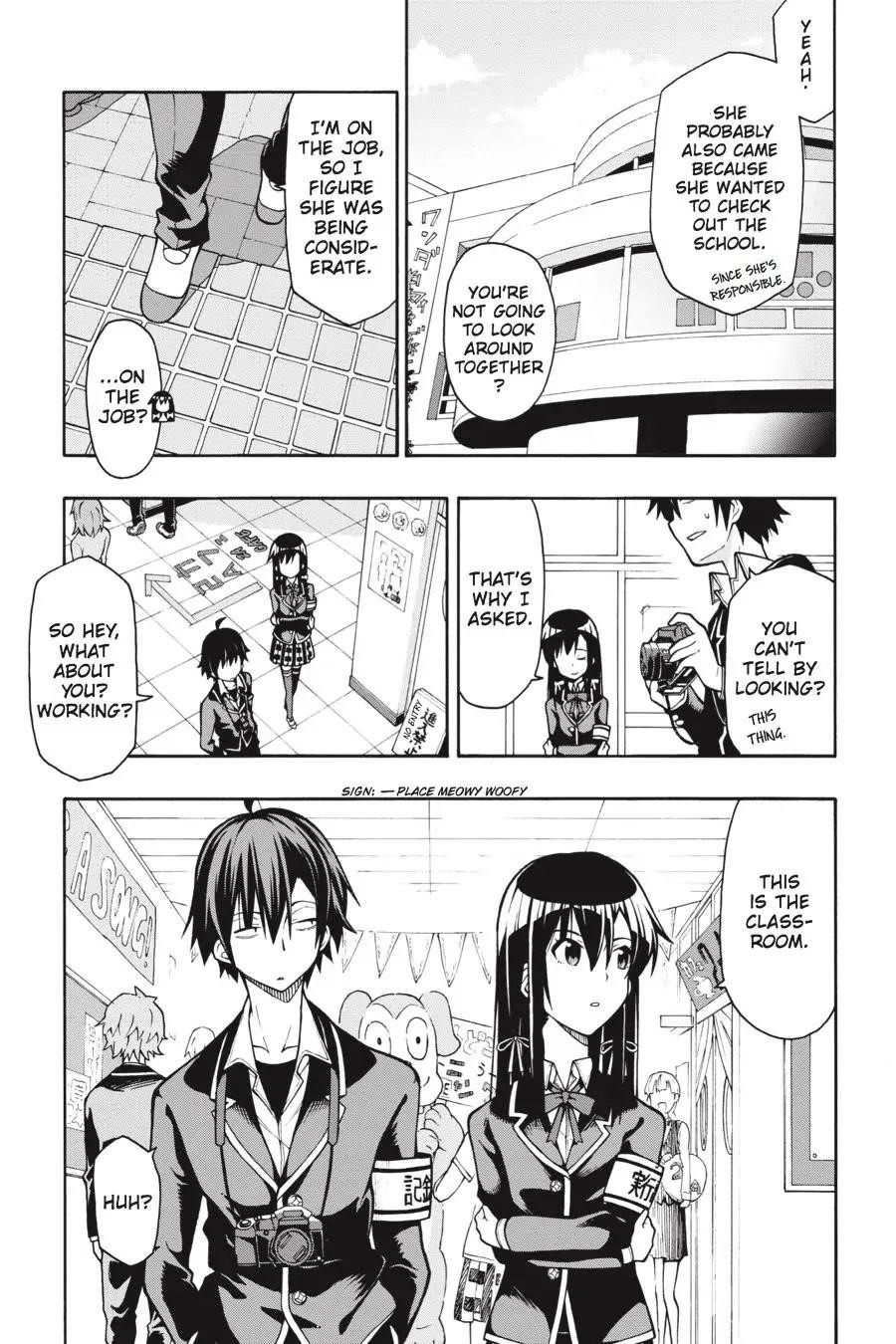 My Youth Romantic Comedy Is Wrong as I Expected @ comic Chapter 40 - Page 19