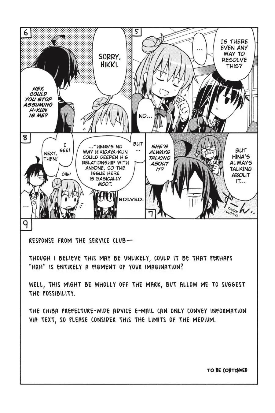 My Youth Romantic Comedy Is Wrong as I Expected @ comic Chapter 41 - Page 39