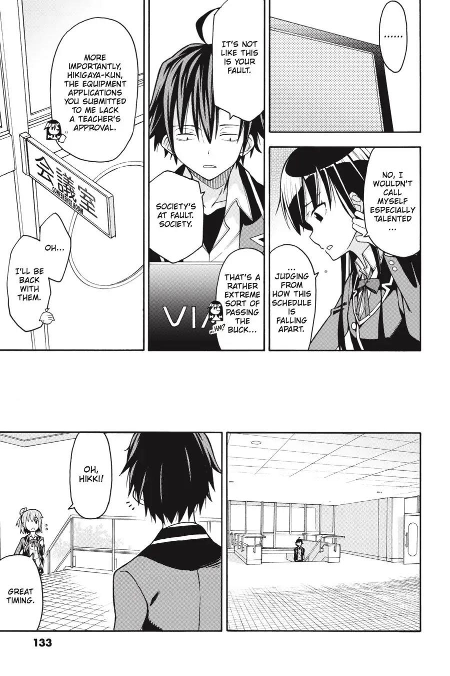 My Youth Romantic Comedy Is Wrong as I Expected @ comic Chapter 46 - Page 17