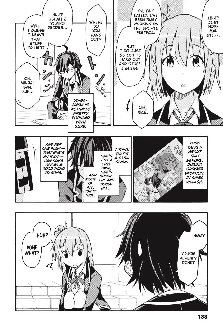 My Youth Romantic Comedy Is Wrong as I Expected @ comic Chapter 46 - Page 22