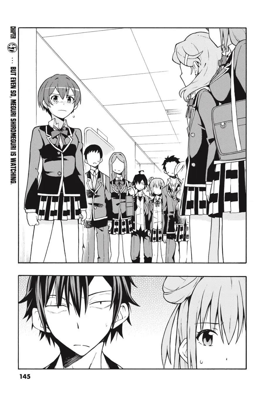 My Youth Romantic Comedy Is Wrong as I Expected @ comic Chapter 47 - Page 1