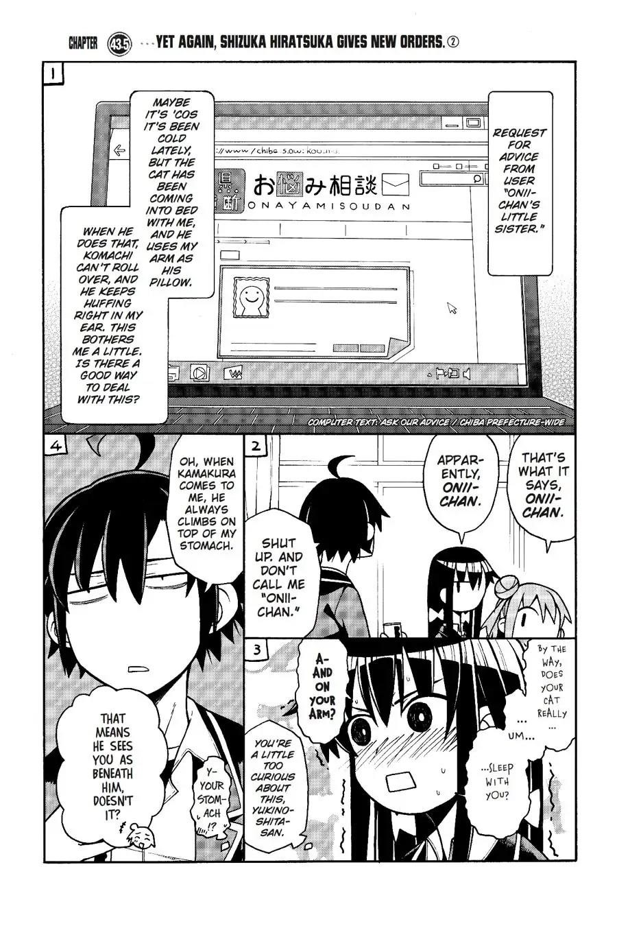 My Youth Romantic Comedy Is Wrong as I Expected @ comic Chapter 47 - Page 32