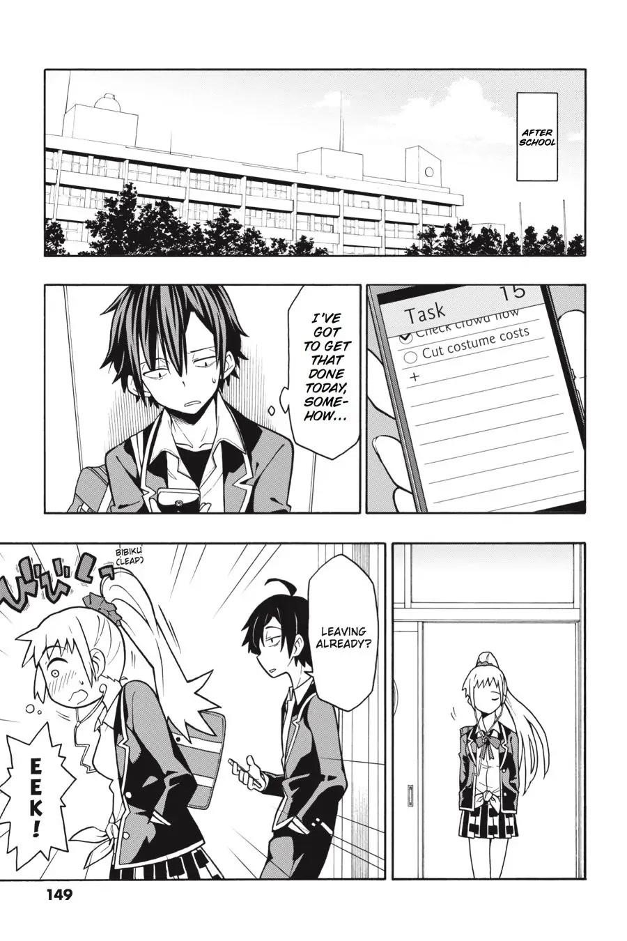My Youth Romantic Comedy Is Wrong as I Expected @ comic Chapter 47 - Page 5