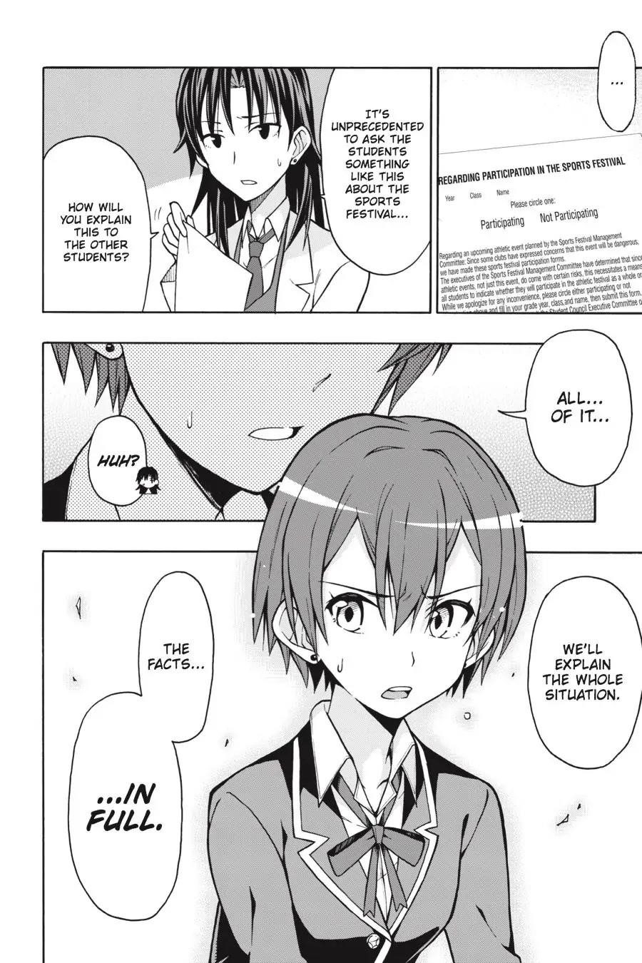 My Youth Romantic Comedy Is Wrong as I Expected @ comic Chapter 48 - Page 19