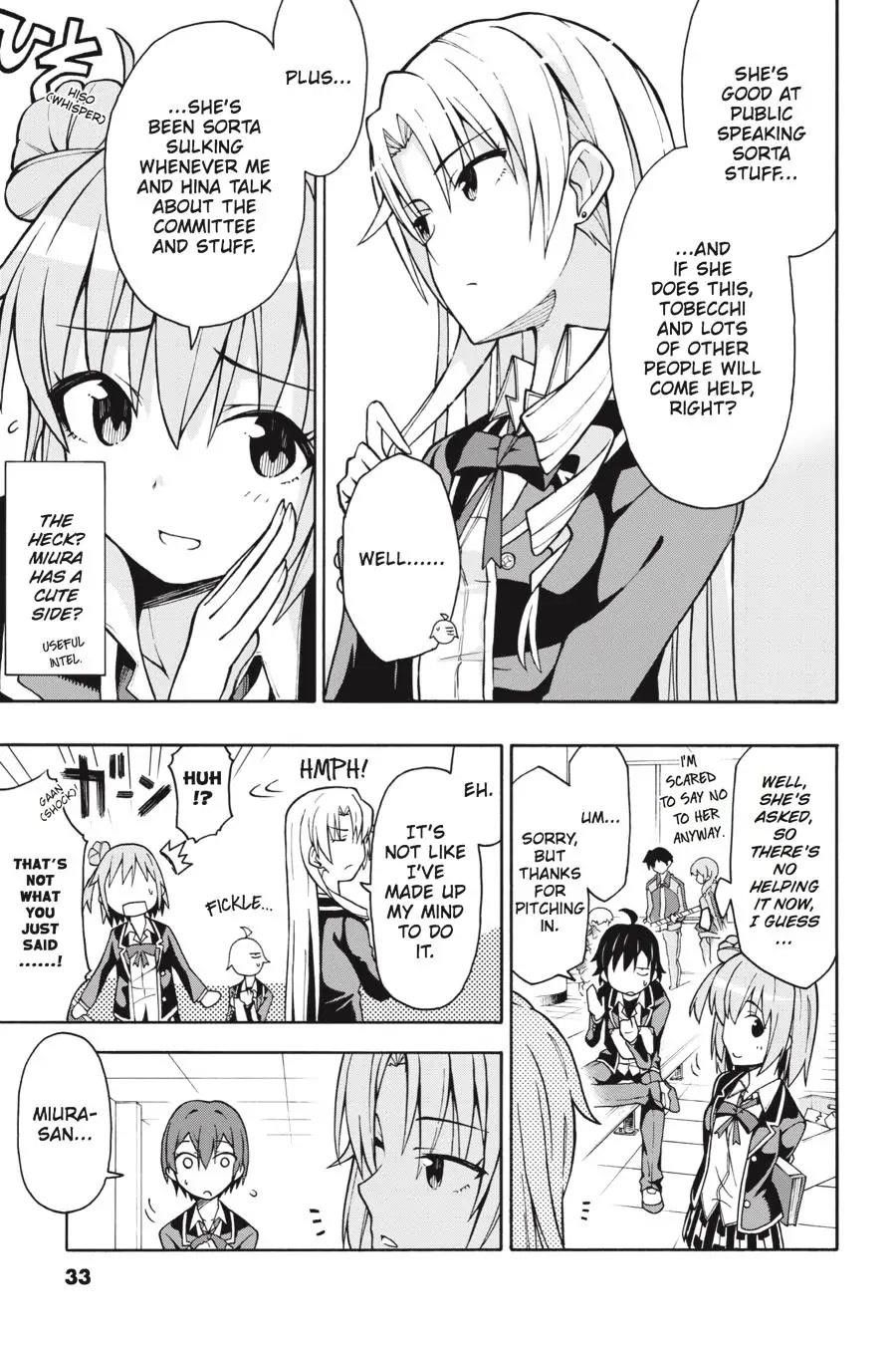My Youth Romantic Comedy Is Wrong as I Expected @ comic Chapter 48 - Page 32