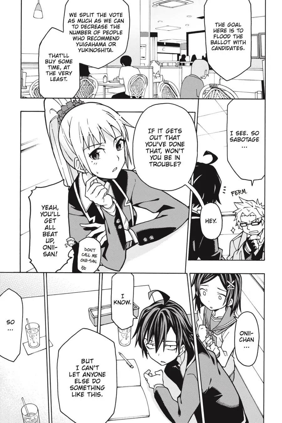 My Youth Romantic Comedy Is Wrong as I Expected @ comic Chapter 57 - Page 31
