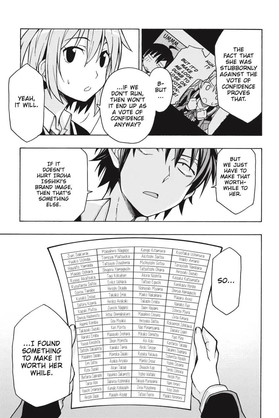My Youth Romantic Comedy Is Wrong as I Expected @ comic Chapter 58 - Page 24