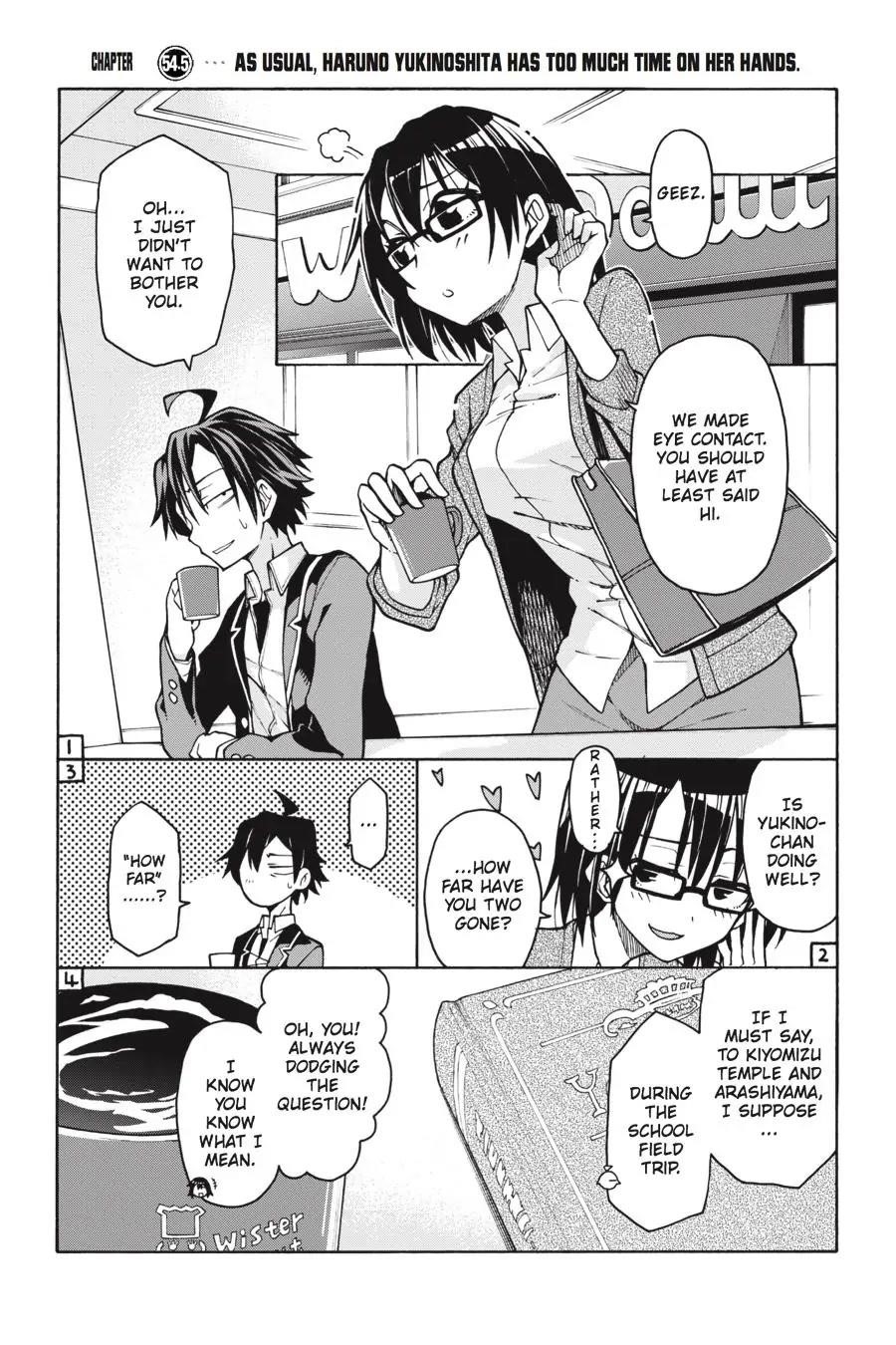 My Youth Romantic Comedy Is Wrong as I Expected @ comic Chapter 58 - Page 44