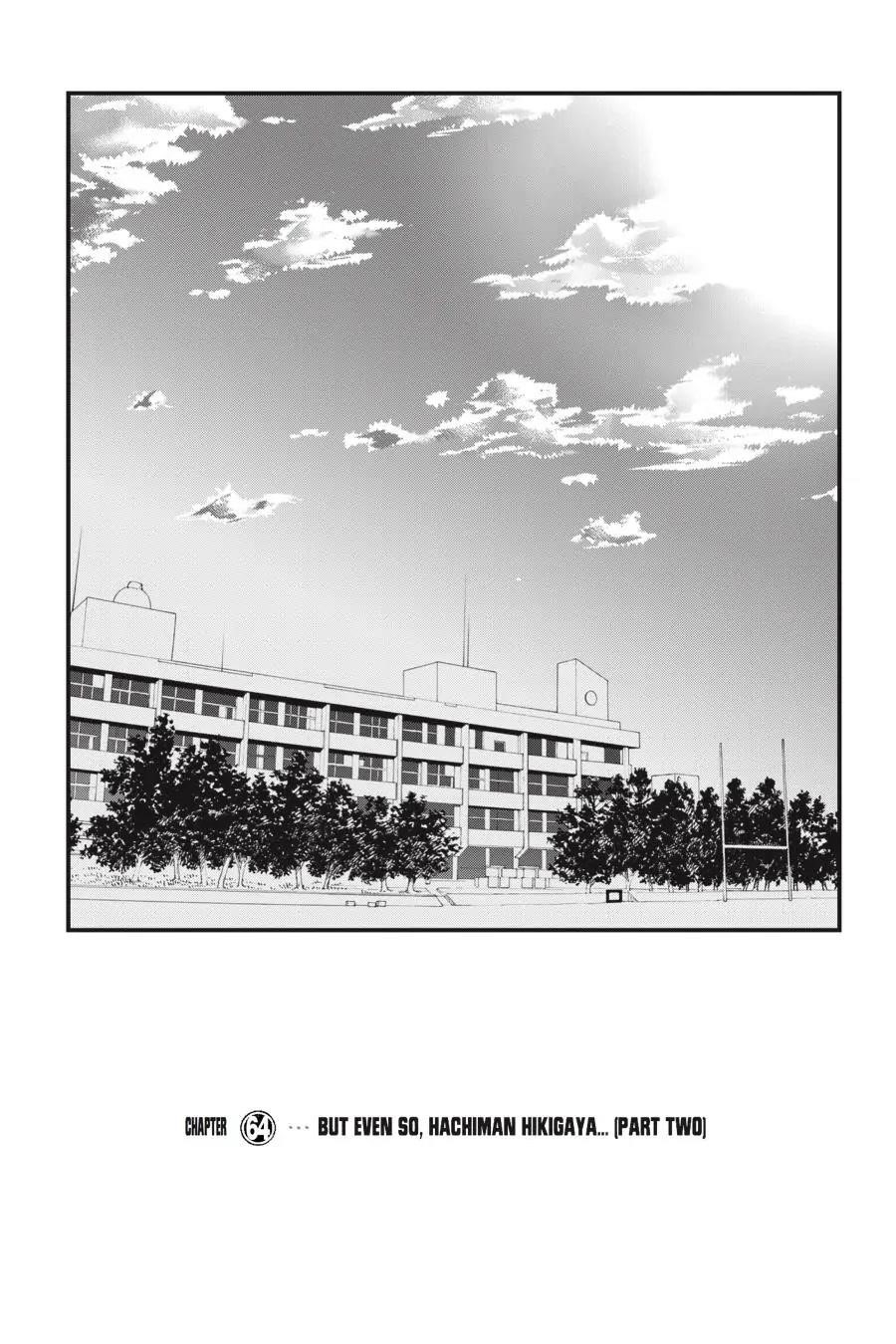 My Youth Romantic Comedy Is Wrong as I Expected @ comic Chapter 64 - Page 1