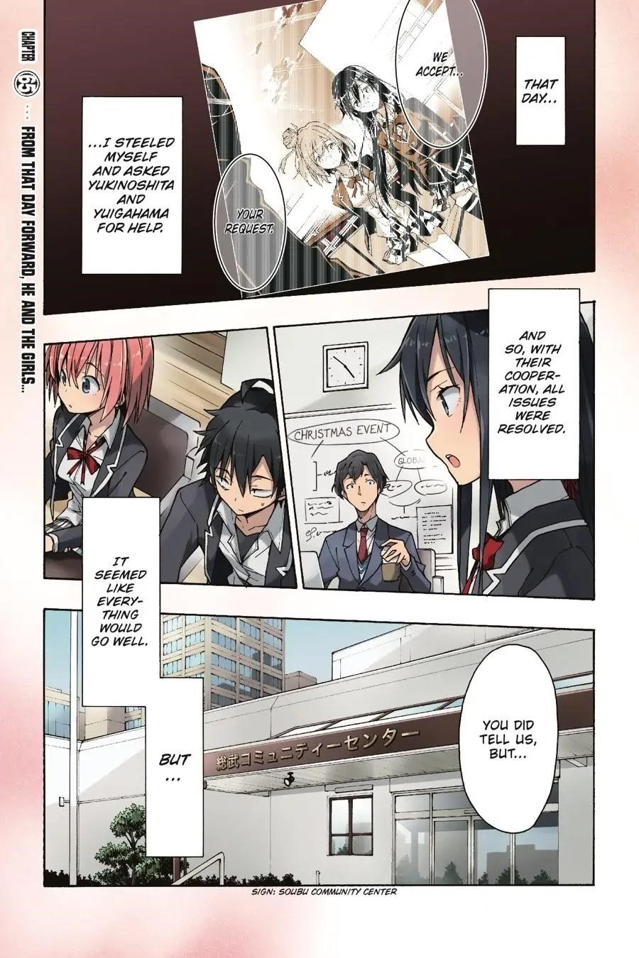 My Youth Romantic Comedy Is Wrong as I Expected @ comic Chapter 65 - Page 2