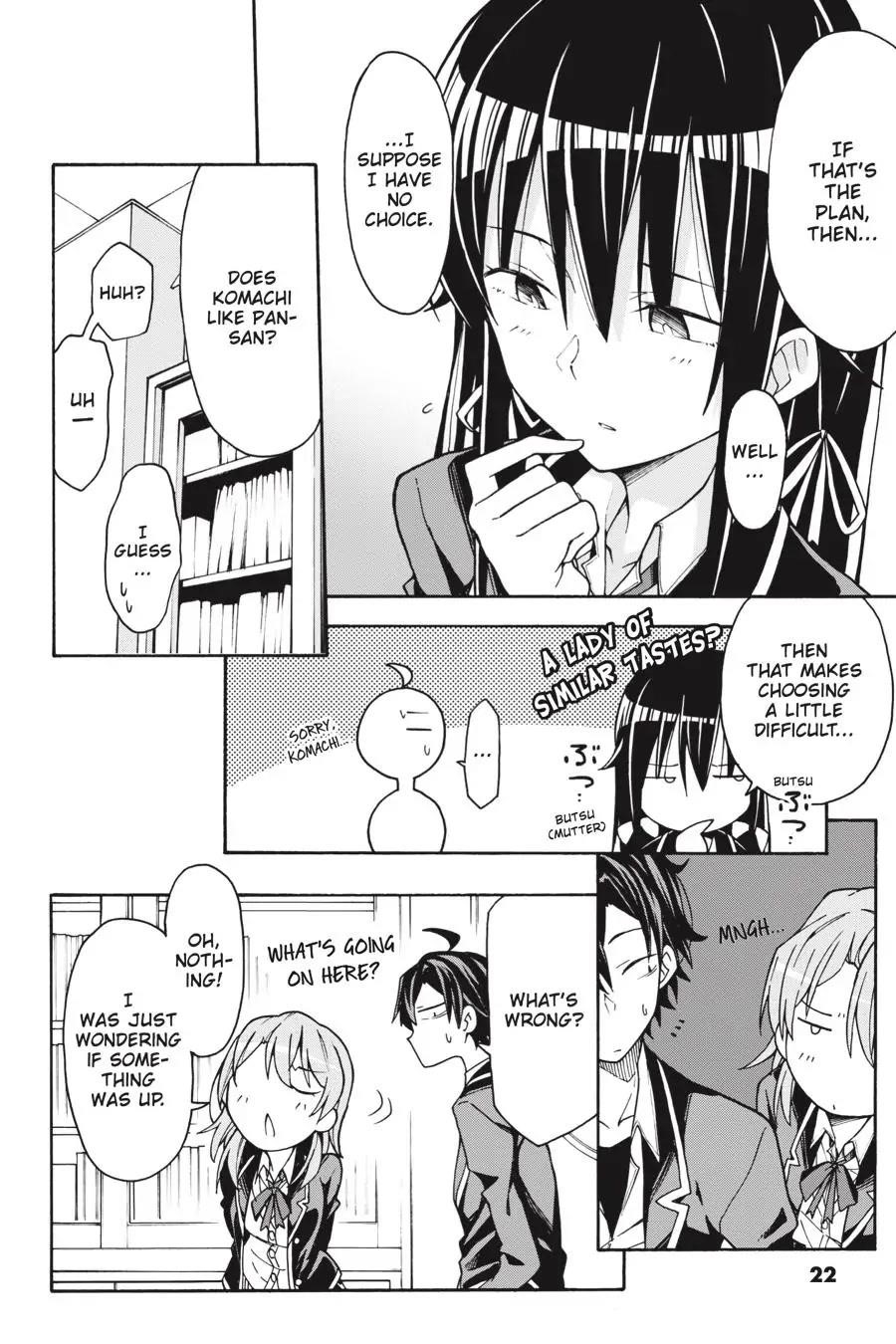 My Youth Romantic Comedy Is Wrong as I Expected @ comic Chapter 65 - Page 22