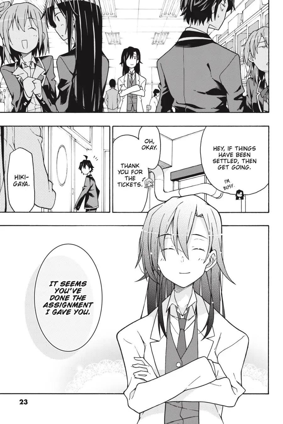 My Youth Romantic Comedy Is Wrong as I Expected @ comic Chapter 65 - Page 23