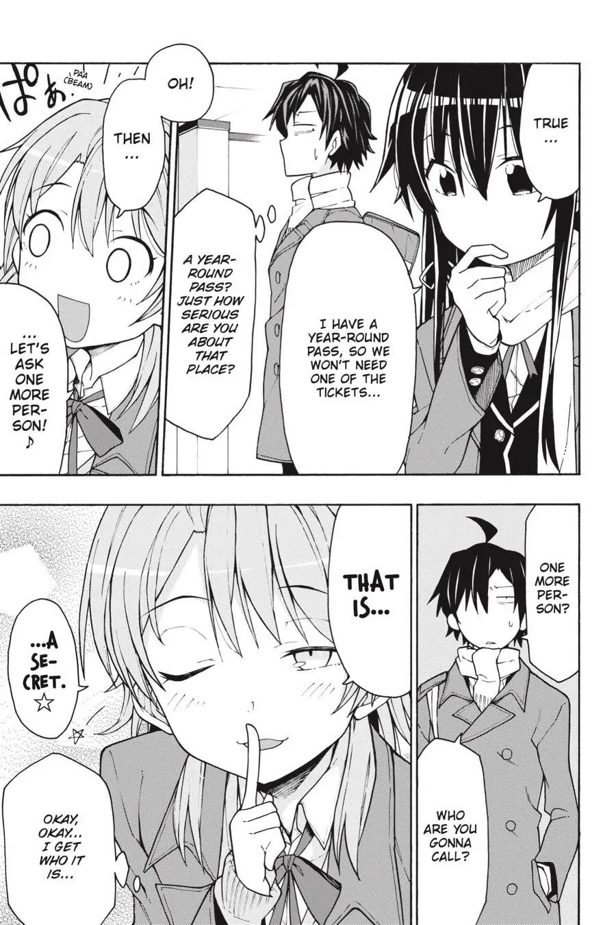 My Youth Romantic Comedy Is Wrong as I Expected @ comic Chapter 65 - Page 25