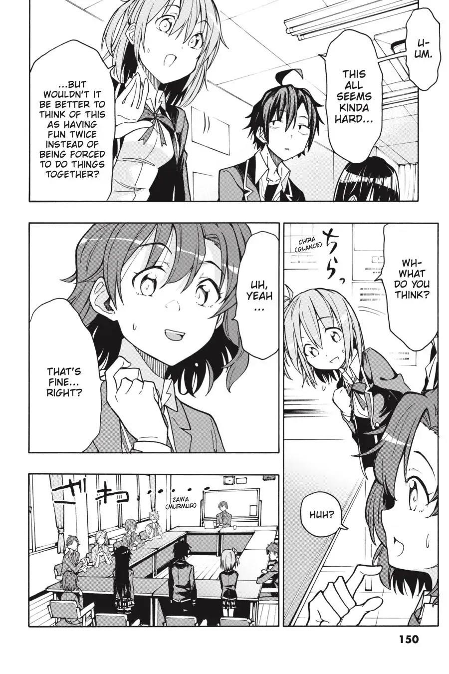 My Youth Romantic Comedy Is Wrong as I Expected @ comic Chapter 69 - Page 33