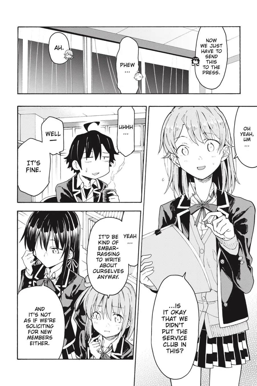 My Youth Romantic Comedy Is Wrong as I Expected @ comic Chapter 72 - Page 30