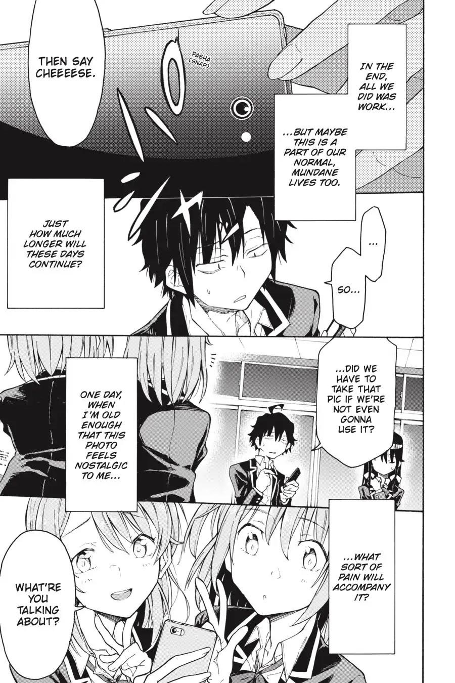 My Youth Romantic Comedy Is Wrong as I Expected @ comic Chapter 72 - Page 33