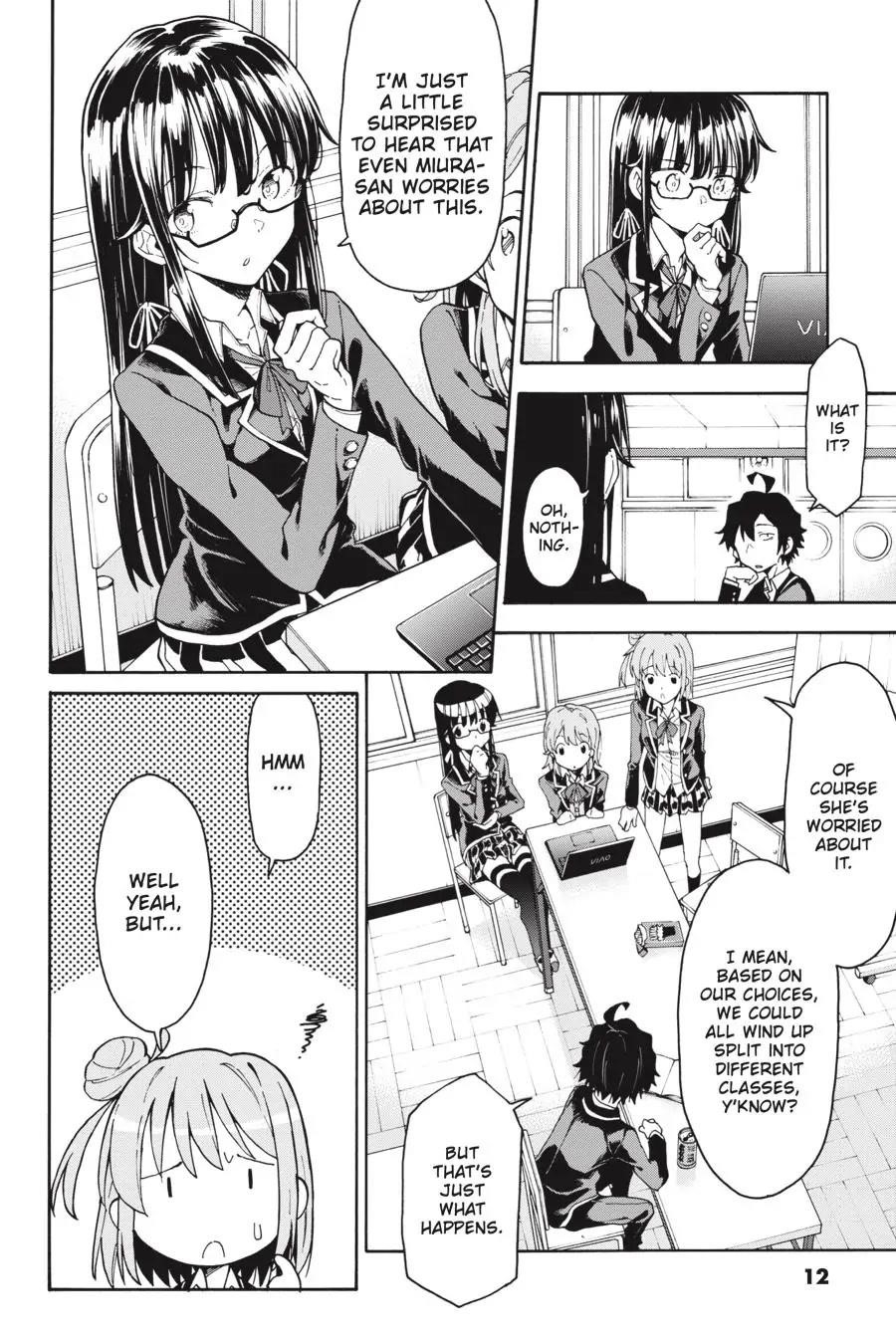 My Youth Romantic Comedy Is Wrong as I Expected @ comic Chapter 76 - Page 12