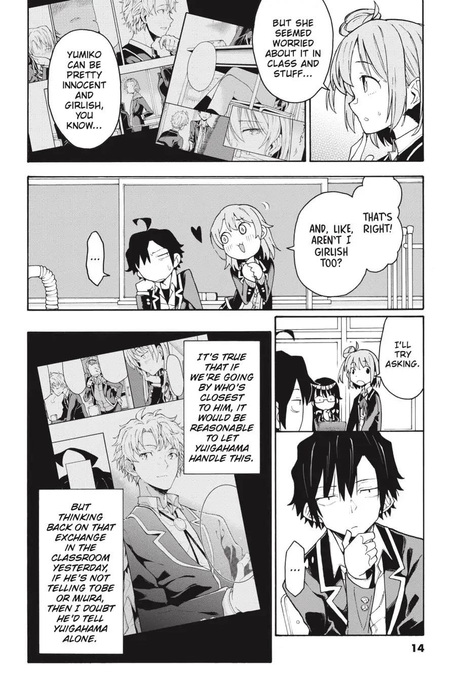 My Youth Romantic Comedy Is Wrong as I Expected @ comic Chapter 76 - Page 14