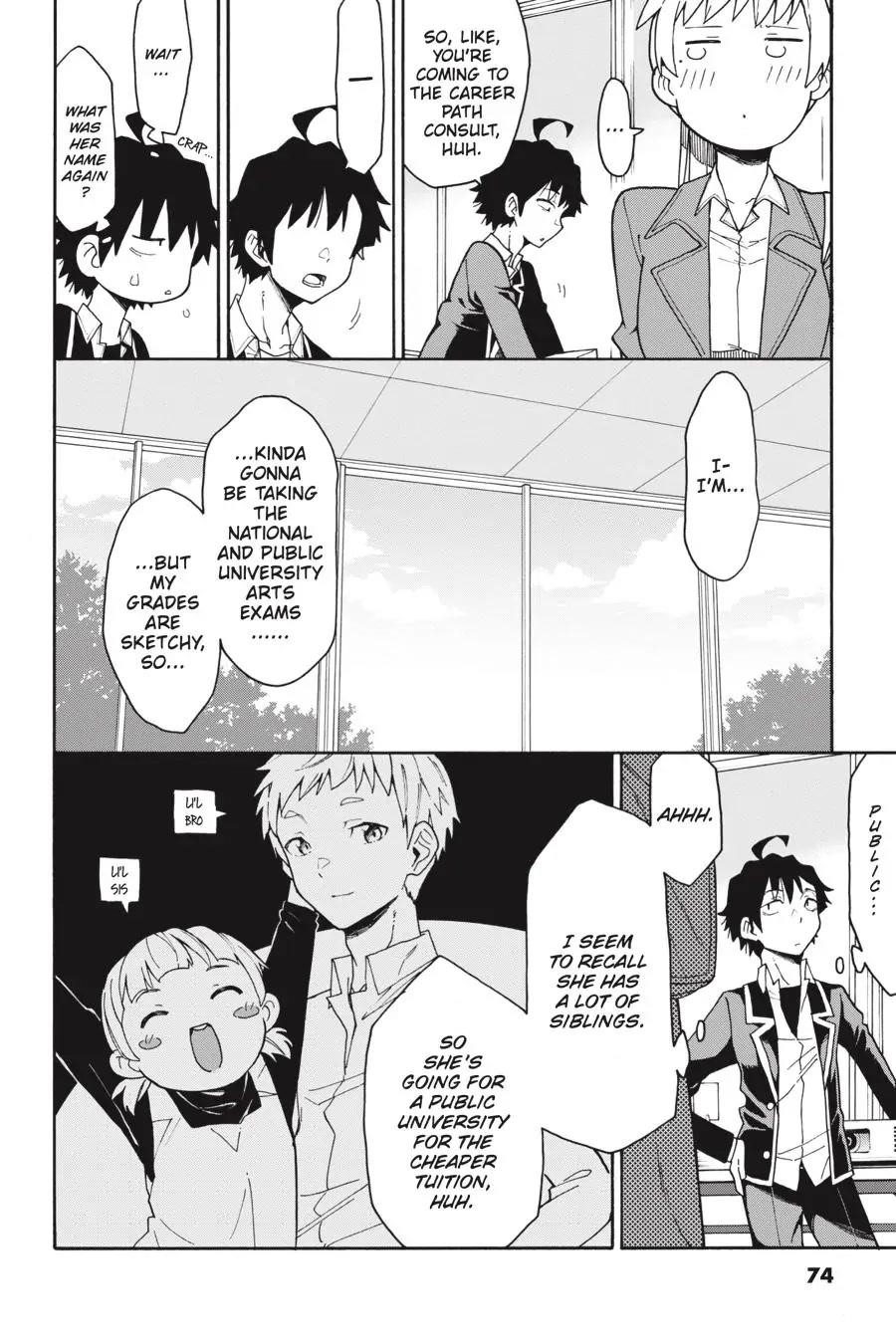 My Youth Romantic Comedy Is Wrong as I Expected @ comic Chapter 78 - Page 14