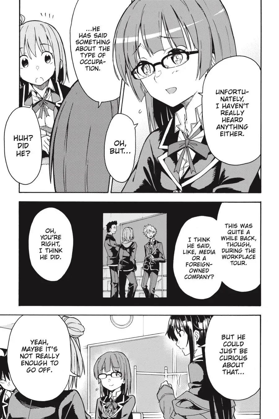 My Youth Romantic Comedy Is Wrong as I Expected @ comic Chapter 78 - Page 23