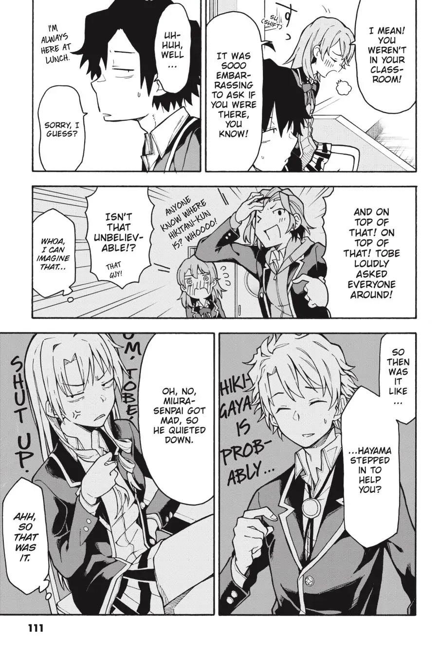 My Youth Romantic Comedy Is Wrong as I Expected @ comic Chapter 90 - Page 11