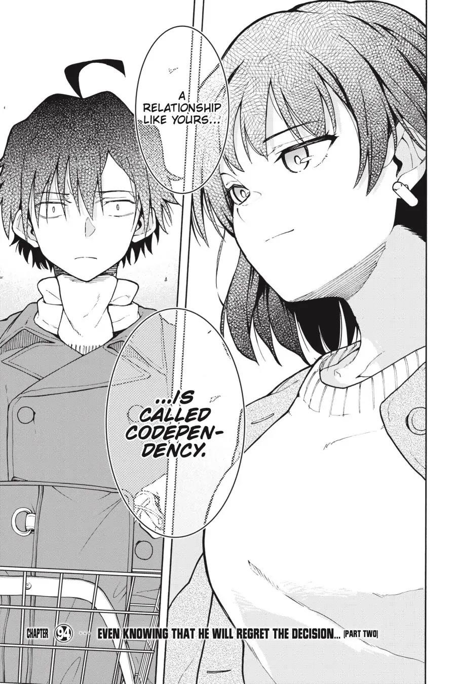 My Youth Romantic Comedy Is Wrong as I Expected @ comic Chapter 94 - Page 1