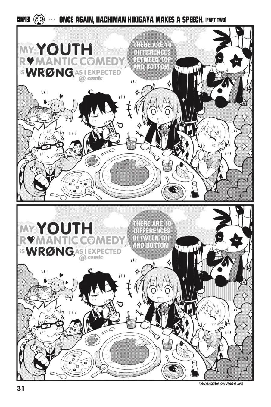 My Youth Romantic Comedy Is Wrong as I Expected @ comic Chapter 98 - Page 1