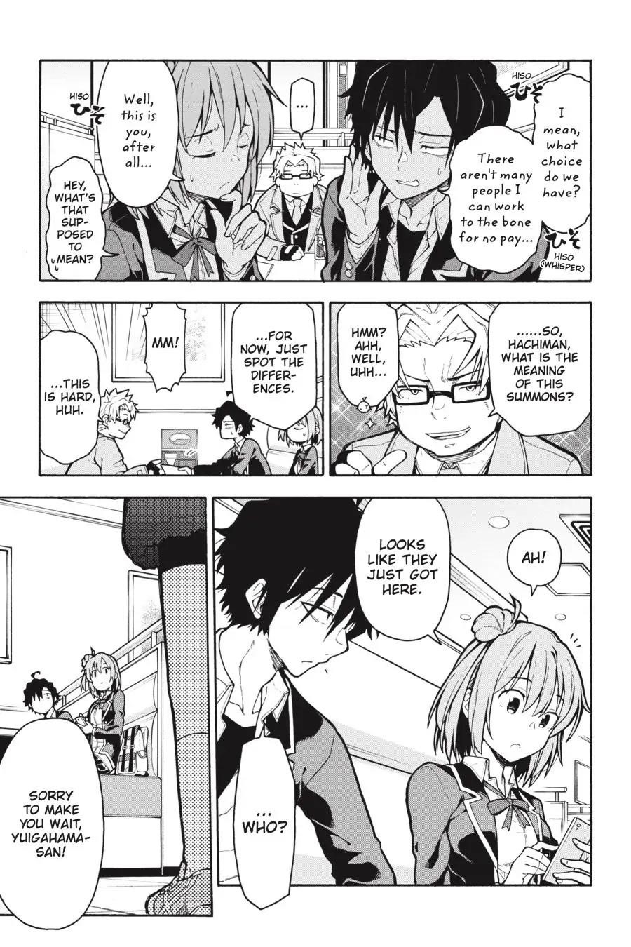 My Youth Romantic Comedy Is Wrong as I Expected @ comic Chapter 98 - Page 5