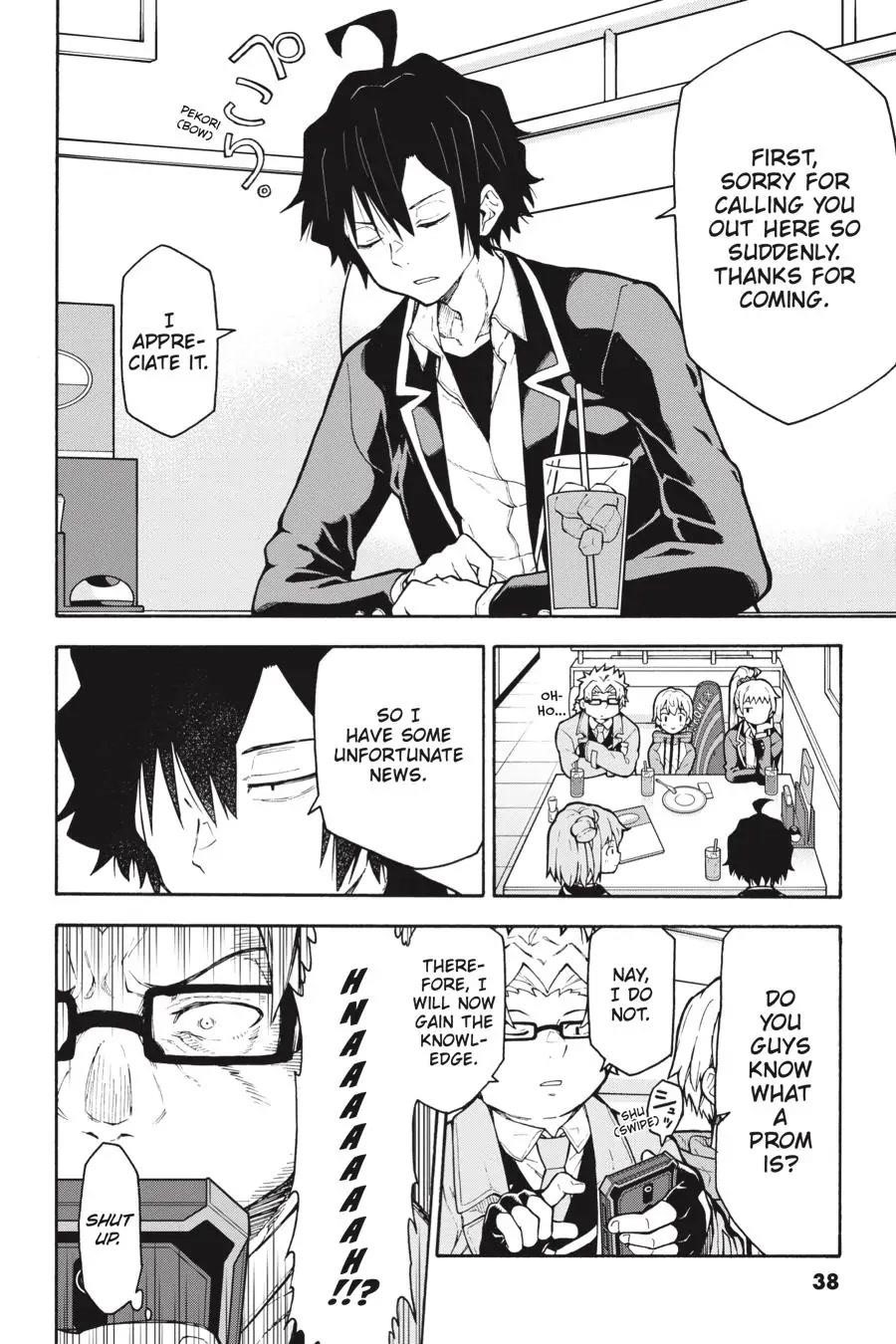 My Youth Romantic Comedy Is Wrong as I Expected @ comic Chapter 98 - Page 8