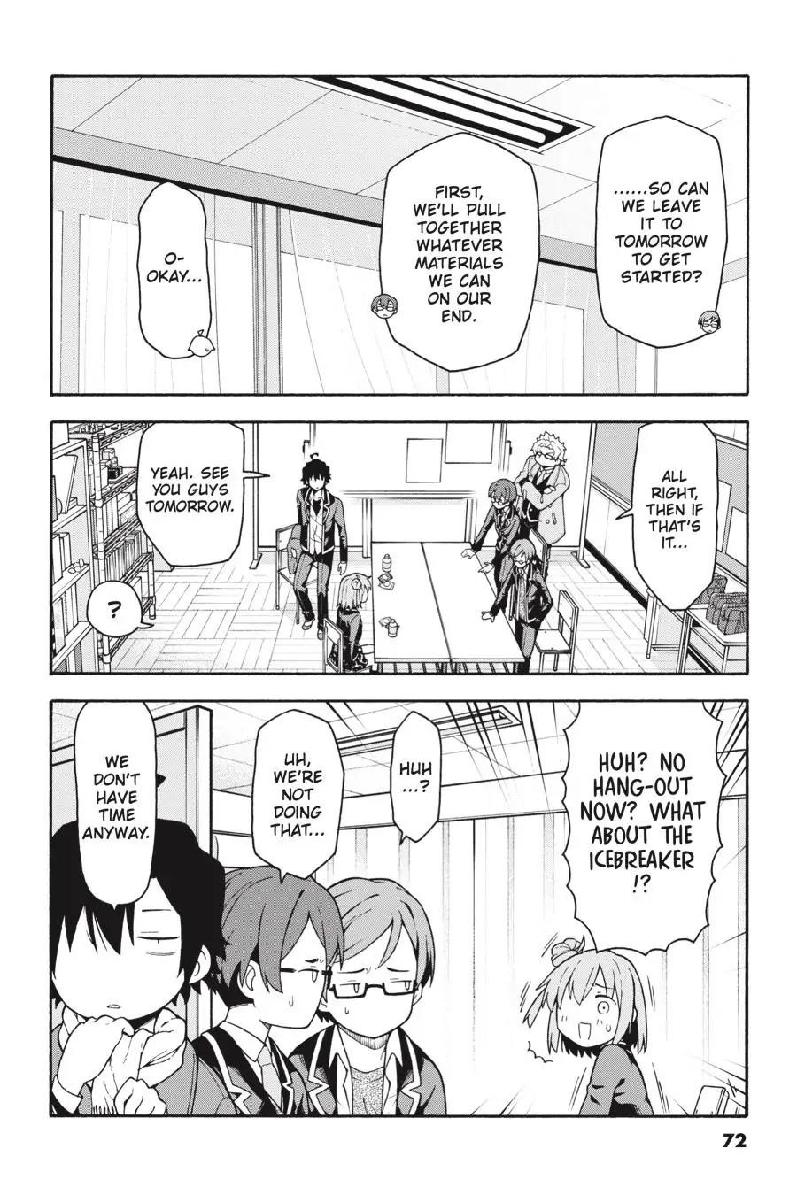 My Youth Romantic Comedy Is Wrong as I Expected @ comic Chapter 99 - Page 16