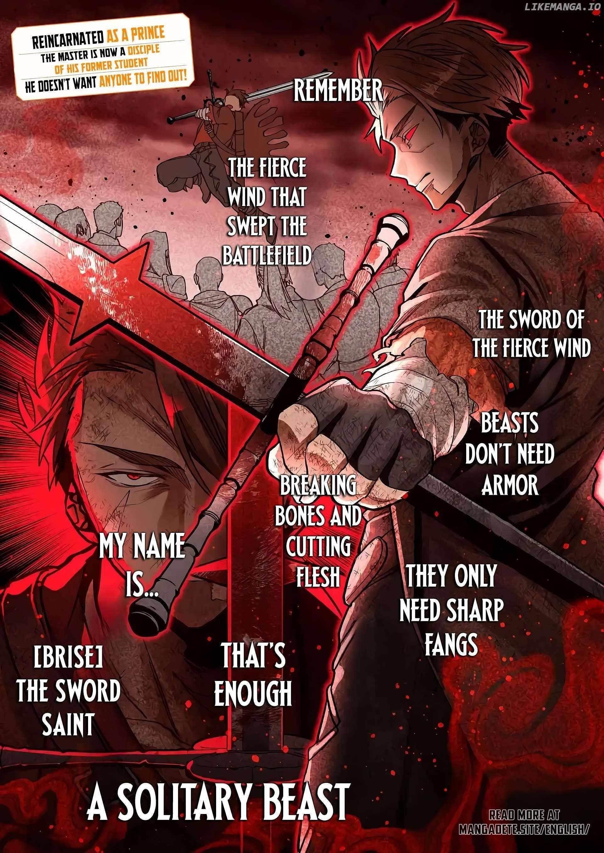 Reincarnated. The Sword Saint Who Became a Shorty Prince to His Former Disciples ~ I Don’t Want My Former Disciples to Find Out Chapter 1 - Page 1