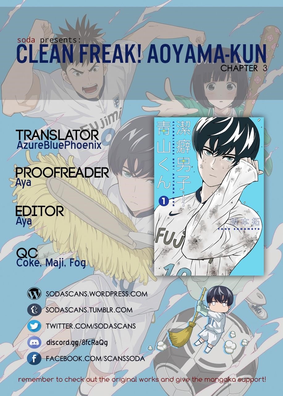 Clean Freak! Aoyama-kun Chapter 3 - Page 1