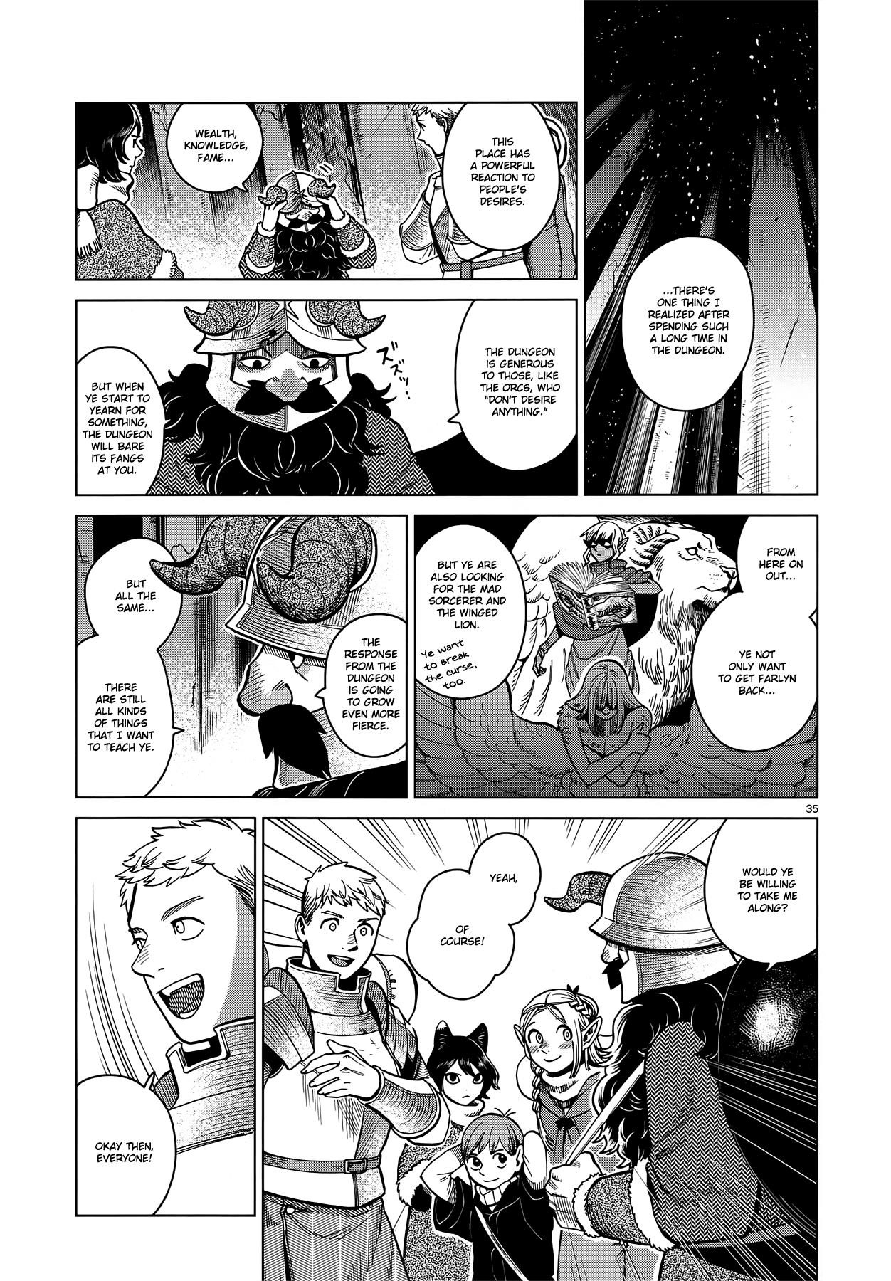 Dungeon Meshi Chapter 49 - Page 35